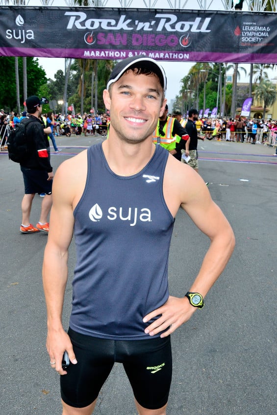 SAN DIEGO, CA - JUNE 01: Athlete Nick Symmonds participates in the Suja Rock 'n' Roll San Diego Marathon & Half Marathon benefitting the Leukemia & Lymphoma Society on June 1, 2014 in San Diego, California. (Photo by Jerod Harris/Getty Images for Rock 'n' Roll Marathon Series)