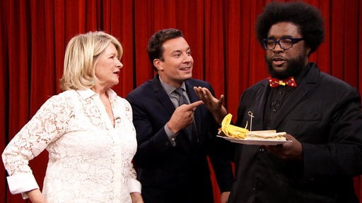 Candace Rose Martha Stewart and Jimmy Fallon have a cubano sandwich face-off on "The Tonight Show" on Friday, July 26th