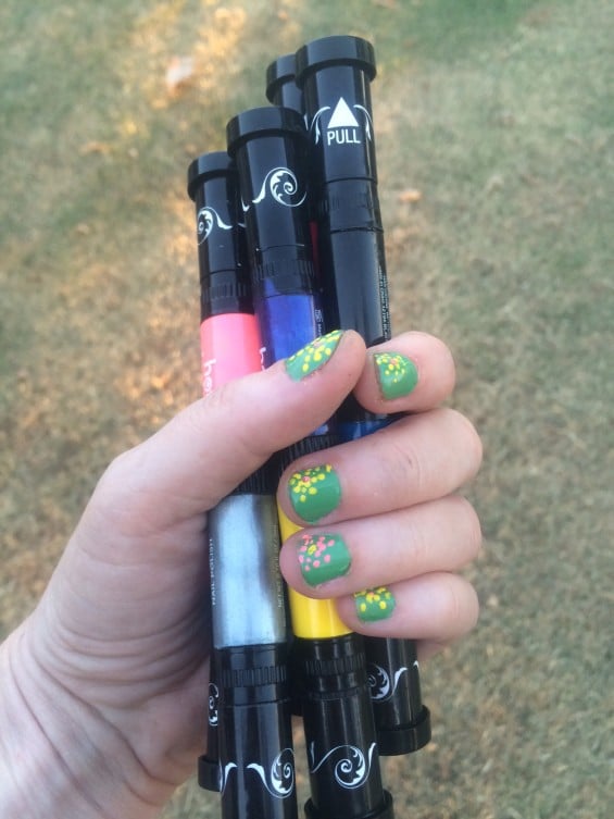The Hot Designs nail art pens are really easy to use. I look forward to trying new designs with the pens!