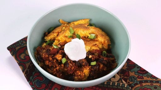 Learn how to make Clinton Kelly's delicious Gameday Chili Pie recipe from the Monday, December 8th episode of "The Chew"!