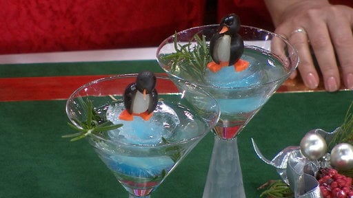 DIY Network star Jeanne Benedict shows you how to make four festive holiday drinks penguin martinis on Today with Kathie Lee Gifford and Hoda Kotb on Wednesday, December 24th (Christmas Eve)!
