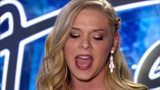 Lovey Jones (age 16) sings Ariana Grande's "Break Free" on American Idol season 14.