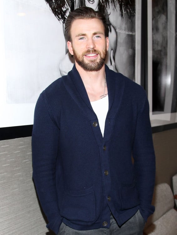 LOS ANGELES, CA - FEBRUARY 21: Actor Chris Evans attends CW3PR presents Gold Meets Golden at Equinox Sports Club on February 21, 2015 in Los Angeles, California. (Photo by Rachel Murray/Getty Images for CW3PR Gold Meets Golden)