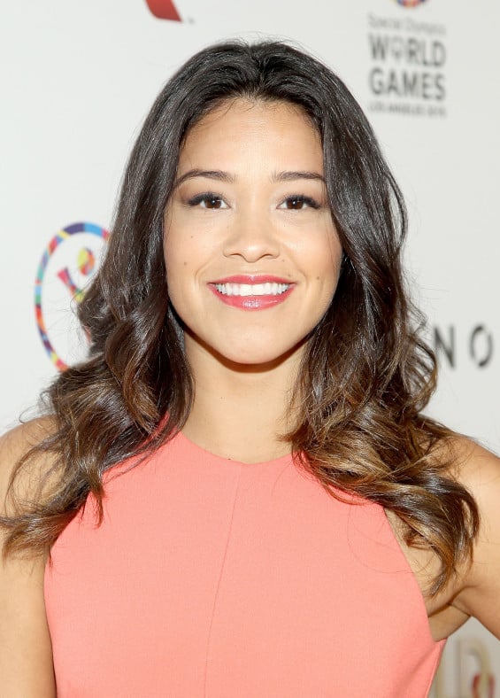 LOS ANGELES, CA - FEBRUARY 21: Actress and Gold Meets Golden Host Gina Rodriguez attends CW3PR presents Gold Meets Golden at Equinox Sports Club on February 21, 2015 in Los Angeles, California. (Photo by Rachel Murray/Getty Images for CW3PR Gold Meets Golden)