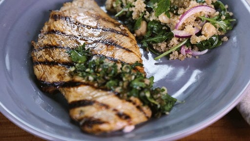 Scandal star Tony Goldwyn joined Clinton Kelly to make a delicious grilled chicken piccata recipe on "The Chew" on Monday, February 2nd, 2015. Be sure to watch the videos so you can make this amazing dish for your friends and family!