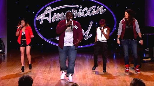American Idol Season 14 episode 11. Group Day. "Grenade" (Team No Sleep). Team No Sleep (Laurel Taylor Taunton, Britney Chauntae, Amber Kelechi, Monica Laire Pidoy) perform Bruno Mars hit song "Grenade".