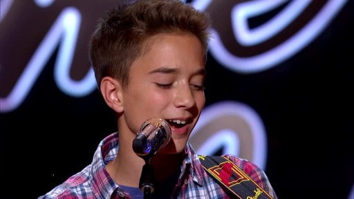Daniel Seavey, age 15 performs Ed Sheeran's "I See Fire" while playing the acoustic guitar! on American Idol.