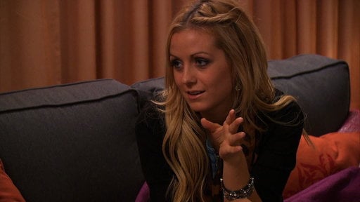 The Bachelor season 19 episode 8 Carly and Britt talk iceskating: Carly calls Britt a liar.