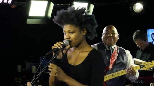 American Idol top 24 finalist 16 year old Tyanna Jones talks about singing in the church as a child with her brother.