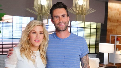 Pop star and coach Adam Levine of Maroon 5 and his team advisor, English singer/songwriter Ellie Goulding hope to win "The Voice" season 8!