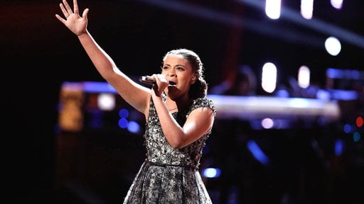 Watch The Voice Season 8 episode 14 live playoff round night one: Koryn Hawthorne of Team Pharrell performs the Christian hymn"How Great Thou Art" beautifully.
