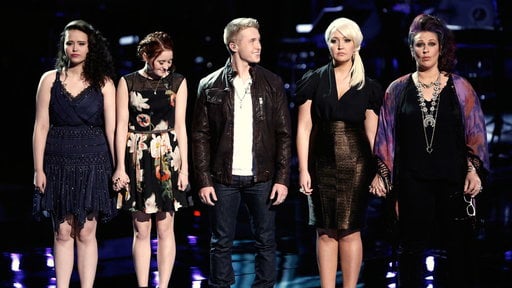 The Voice Season 8 Episode 16 Elimination Night. Team Blake. America saved: Corey Kent White, Meghan Linsey. Blake Shelton saved: Hannah Kirby. Wishing the best to Brooke Adee and Sarah Potenza who were both eliminated tonight.