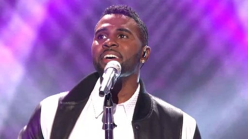 American Idol season 14 episode 24 Billboard Night: Pop superstar Jason Derulo sings "Want to Want Me" on the Idol stage on April 8, 2015.