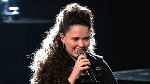 Watch The Voice season 8 episode 19 top 10 perform: Hannah Kirby of Team Blake sing Tears for Fears "Shout"!
