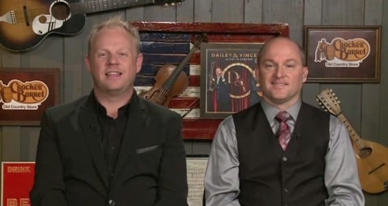 Jamie Dailey and Darrin Vincent of the highly acclaimed bluegrass duo Dailey & Vincent joined Candace Rose for an interview to discuss their new album "Dailey & Vincent: Alive! In Concert" and the inspiration behind it. Grand Ole Opry, Concert, Tour