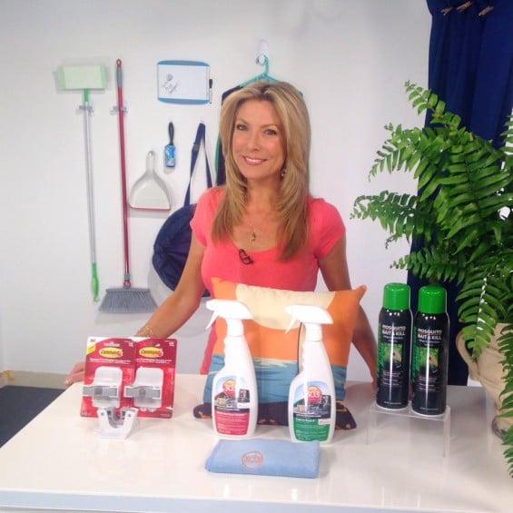 Designer, TV host and DIY expert Jennifer Farrell joined Candace Rose for an interview to dish on how you can prepare your home and yard for summer. Image courtesy of Facebook.com/JenniferFarrellDesigns