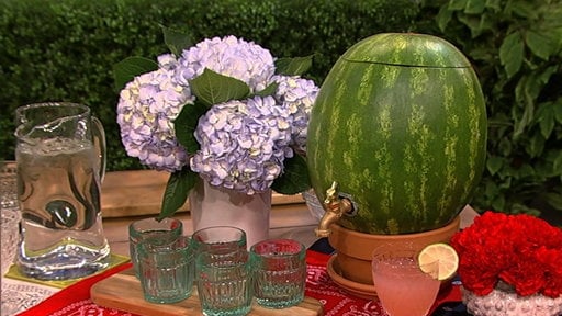 Learn how to make the fabulous watermelon drink dispenser that Clinton Kelly made during his Clinton's Craft Corner segment on "The Chew" on Thursday, July 2, 2015. This is the perfect DIY for summer entertaining, your bestie's bridal shower, backyard barbecues and the 4th of July!