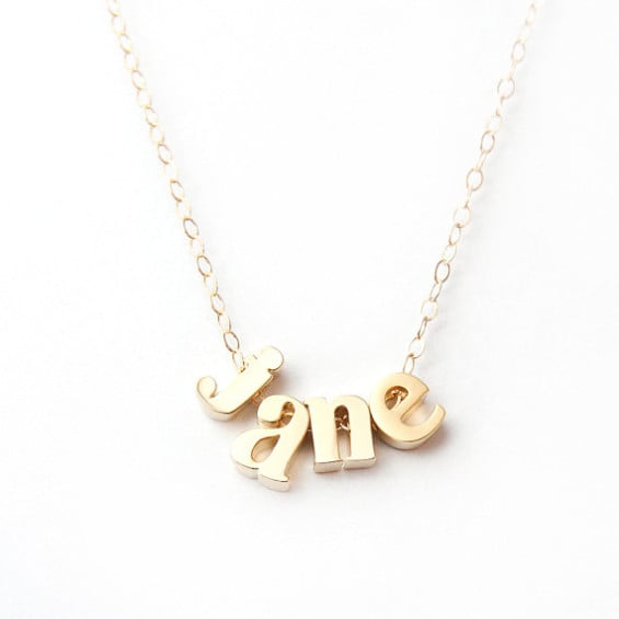 Adorn512 NAME NECKLACE in Gold, Silver or Rose Gold