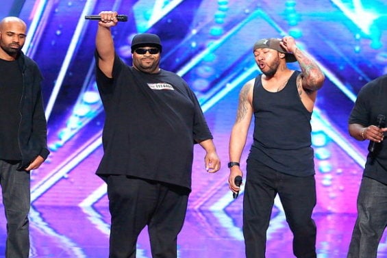America's Got Talent Season 11 Episode 1: See Linkin' Bridge band of Louisville (ages 36 - 41) sing a capella foursome prove dreams come true with their amazing cover of "Somewhere Over The Rainbow" on the Tuesday, May 31, 2016 episode.