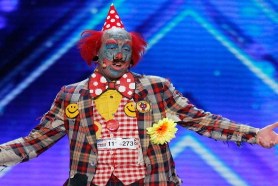 Watch America's Got Talent Season 11 Episode 5 Video: See Richie the Barber Circus Clown perform for the judges.
