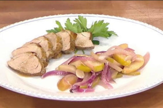Watch Al Roker show Tamron Hall and Billy Bush how to make easy and delicious pork tenderloin with apples and onions on the Friday, September 23, 2016 episode of the Today show