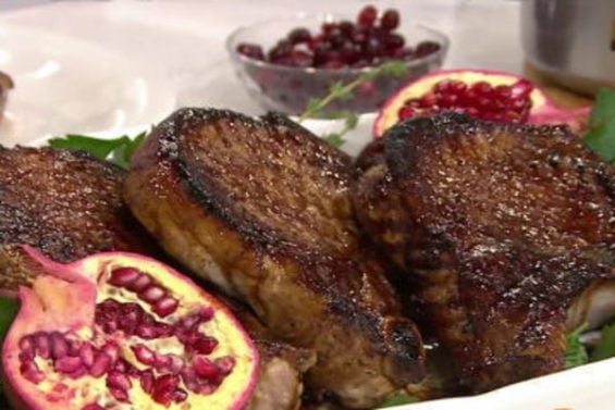 Watch Food Network host and Today contributor Giada de Laurentiis show Savannah Guthrie (and all of us at home) how to make delicious Pork Chop Agrodolce, Mushroom Pea Farotto on the Thursday, October 13, 2016 episode of the Today show.