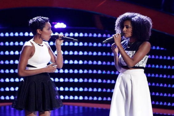 Watch The Voice Season 11 Episode 6 Blind Audition Videos: Monday, October 3, 2016. See this season's only duo: sisters Shannon (age 23 from Houston, Texas) and Whitney (age 25 from Austin, Texas) perform Fleetwood Mac's hit song "Landslide" (the Dixie Chicks version) beautifully! The coaches fell in love with their performance (as did the crowd and all of us at home watching)! All four coaches turned around for them, but ultimately they chose Alicia Keys as their coach. Congrats to team Alicia!