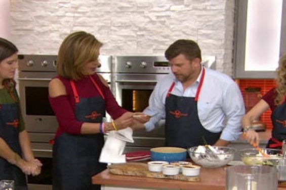 Watch Siri Daly and chef Ben Ford make kale two ways (crispy kale salad and kale soufflé with leeks and comte cheese on the Tuesday, November 15, 2016 episode of the Today show with KLG and Hoda.