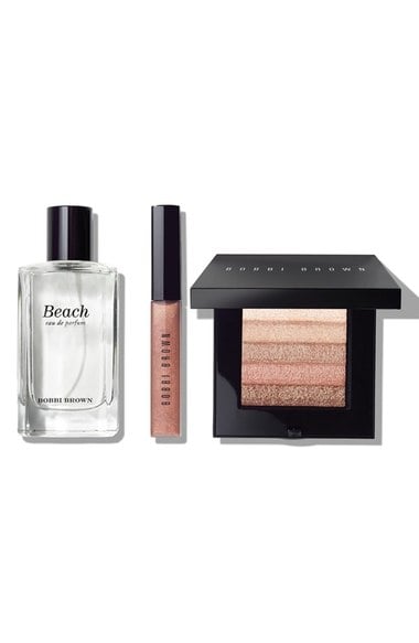 Bobbi Brown 'beach' Set beach eau de parfum beach high shimmer lip gloss beach shimmer break ($148 Value) Nordstrom half yearly sale