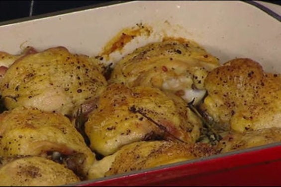 Watch chef Nancy Silverton show Al Roker how to make a 6 ingredient oven-roasted chicken dish and balsamic glazed mushrooms on the Friday, January 13, 2017 episode of the Today show!