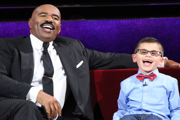 Watch Little Big Shots Season 2 Episode 2 "Little Barber Shop" Videos, Sunday, March 12, 2017: See inspirational and extremely talented singer Gavin Stevens (age 7 of Eastvale, California)! He has had the privilege of singing the National Anthem at various sporting events across the country from LA Kings games to baseball games and more. He introduced Steve to his 15 year old girlfriend Megan and talked about his groupies. Gavin suffers from LCA (Leber's Congenital Amaurosis), here's a link to the website for his foundation. Hear Gavin sing his beautiful rendition of the National Anthem.