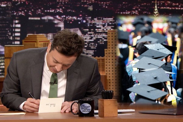 Watch Jimmy Fallon write thank you notes to Five Guys, pecans, the Cannes Film Festival, Pepsi Fire and more on the Friday, May 19, 2017 episode of the Tonight Show Starring Jimmy Fallon.
