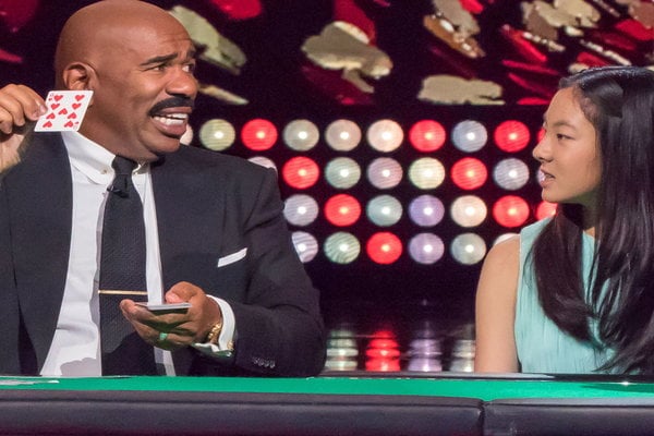 Watch Little Big Shots Season 2 Episode 10 Memory Lane Videos: Sunday, May 14, 2017. Meet 13 year old memory expert, Katherine Palos Verdes, California. She can memorize a shuffled deck of cards! PS: According to Steve, she's his long lost daughter.