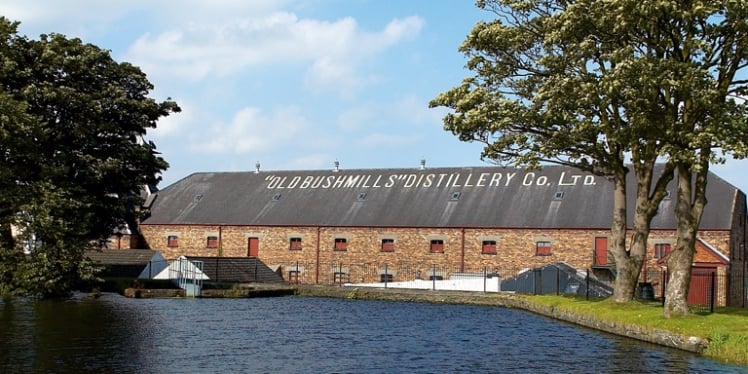 Old Bushmills Distillery Co. Image courtesy of VisitBelfast.com