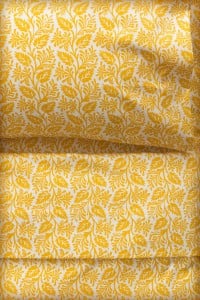 Boston Ivy Sheet Set in Gold and White. Anthropologie