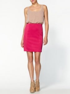 C.LucePolka Dot Dress in Cream and Pink. Piperlime