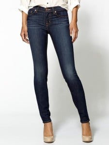 J Brand Mid Rise Skinny Jeans in Dark Vintage Wash. Piperlime