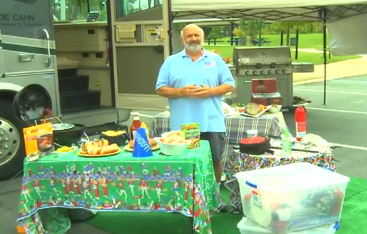 The "Commissioner of Tailgating" Mr. Joe Cahn with the secret to throwing the best tailgate party at the stadium!