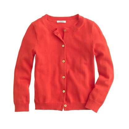 J.Crew Girls' gold-button Caroline cardigan. J. Crew J.Crew Girls' gold-button Caroline cardigan. J. Crew