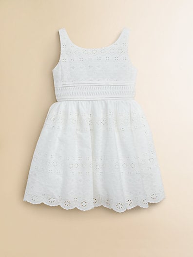 Ralph Lauren Toddler's (& Little Girl's) Eyelet Dress Easter