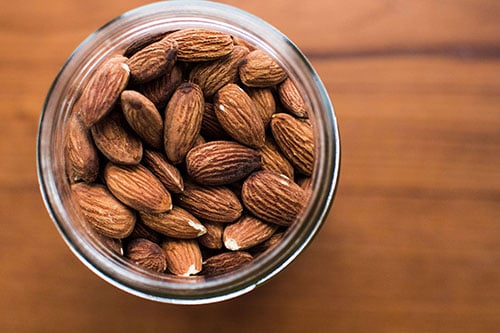 Health expert, Daphne Oz of The Chew fame recommends snacking during the day on healthy snacks like almonds or walnuts.Photo by Remi Yuan on Unsplash