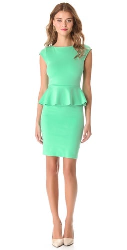 alice + victoria Victoria Peplum Dress in Mint. Shopbop