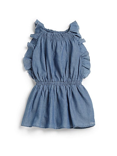 Chloé Infant's Ruffled Chambray Dress