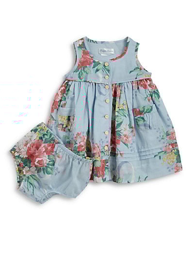 Ralph Lauren Infant's Mixed Floral Dress & Bloomers Set