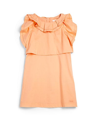 Chloé Toddler's & Little Girl's Tiered Ruffle Dress in creamsicle