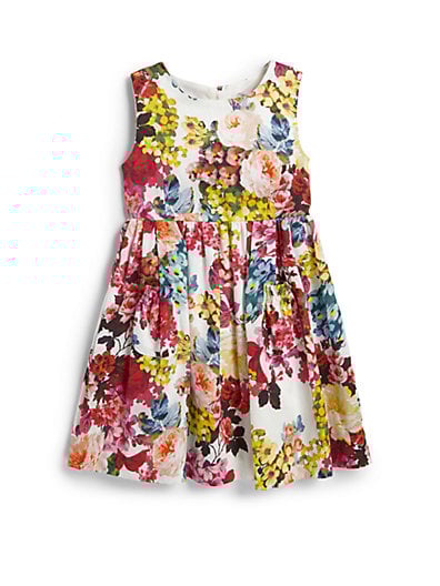 Dolce & Gabbana Toddler's & Little Girl's Floral Print Dress