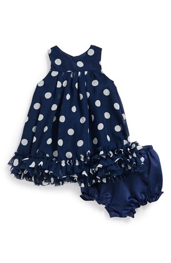 Pippa & Julie Polka Dot Dress & Bloomers (Baby Girls)