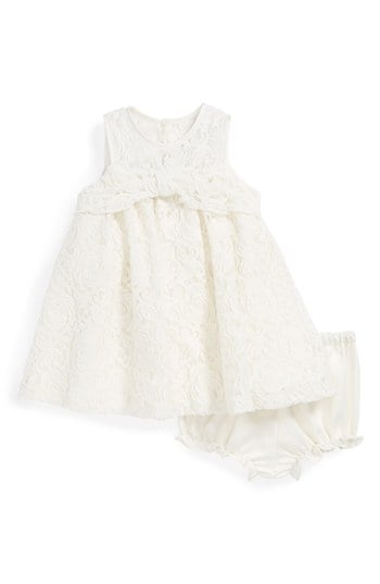 Pippa & Julie White Lace Dress & Bloomers (Baby Girls)