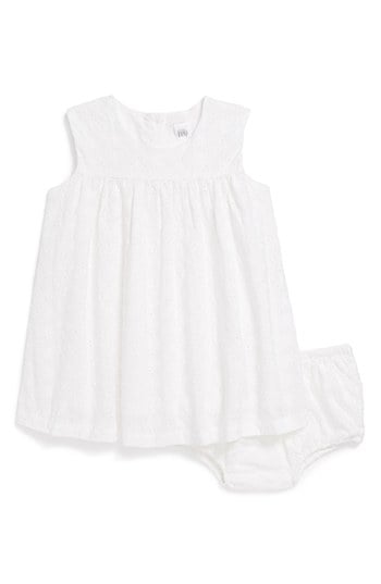 Nordstrom Baby Eyelet Dress & Bloomers (Baby Girls)