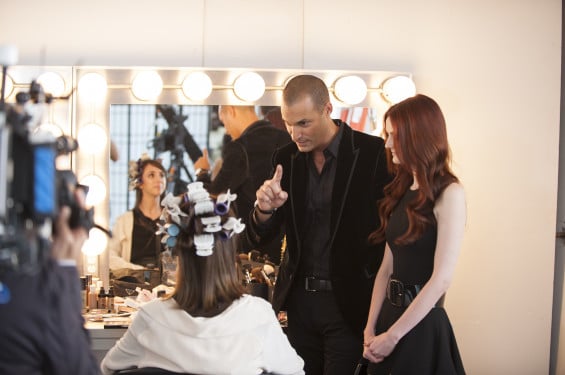 THE FACE -- Finale -- Pictured: (l-r Nigel Barker, Ray Clanton and Lydia Hearst) -- (Photo by: Steve Fenn/Oxygen)